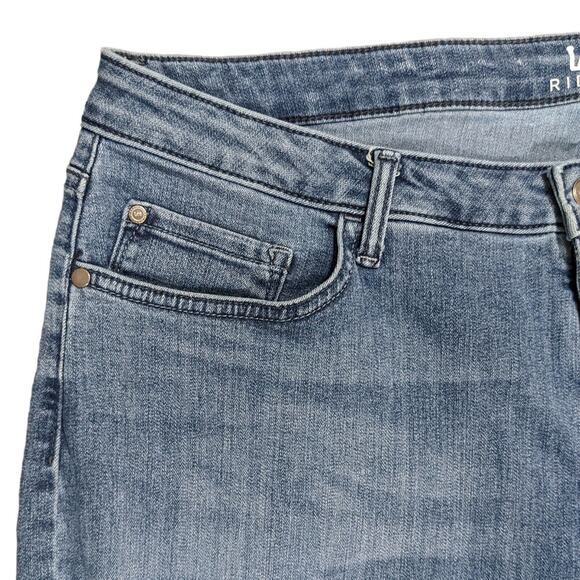Riders by Lee Straight Leg Jeans Women Size 20 Inseam 30.5" Style# 1SMTCW7 - Picture 4 of 11